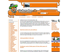 Tablet Screenshot of guleroden.dk